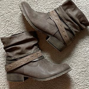 Brown Short Bootie